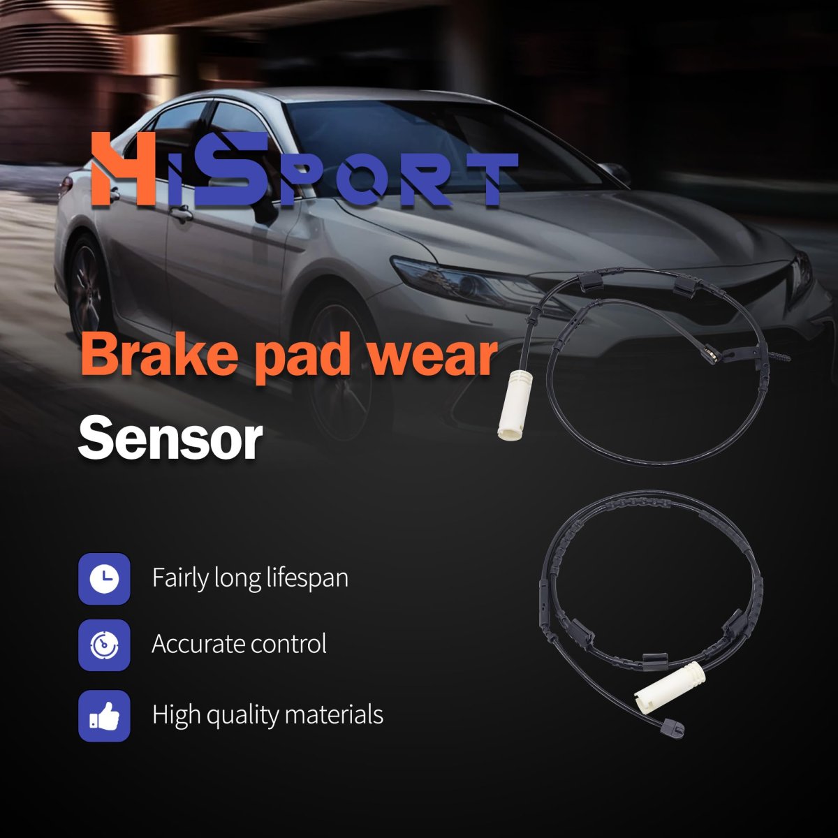 Rear Brake Pad Wear Sensors 34356792572 34356792573 For Mini Cooper 2010 2014 And 2015 Body Code R57 R58 R59 2 Pieces