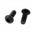 Uxcell 100pcs Black M3 X 8mm Alloy Steel Hex Socket Button Head Machine Screws Bolts