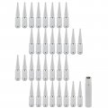Wheel Lug Nuts 9 16-18 Thread Closed End Lugs For 2002-2010 Dodge Ram 1500 1994-2010 2500 3500
