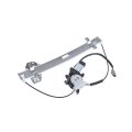 A-premium Power Window Regulator With Motor Replacement For Honda Civic 2001-2005 Coupe Front Driver And Passenger Side 2-pc