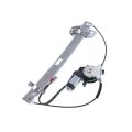 A-premium Power Window Regulator With Motor Replacement For Honda Civic 2001-2005 Coupe Front Driver And Passenger Side 2-pc
