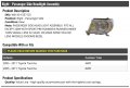 Right Passenger Side Headlight Assembly Chrome Bezel Compatible With 2005-2011 Toyota Tacoma Rwd 4wd Excludes 2009 Sport