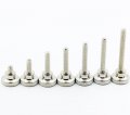 Hscrstar 10pcs M5x10mm Knurled Thumb Screws Stainless Steel