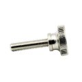 Hscrstar 10pcs M5x10mm Knurled Thumb Screws Stainless Steel