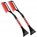Astroai 2 Pack 27 Snow Brush And Detachable Deluxe Ice Scraper With Ergonomic Foam Grip For Cars Heavy Duty Abs Pvc Red 
