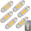 Wiseshine De3175 Led Festoon Bulb 31mm 3watt Led Car Bulbs Warm White 3000k De3022 De3021 Dc 12v For Camper Rv Automotive