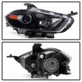 Acanii For Hid Xenon Model 2013-2016 Dodge Dart Black Replacement Headlight Headlamp Passenger Side Only