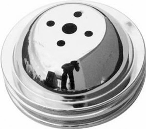 Racing Power R9815 Chrome Bb Chevy 396-454 V8 Double Groove Water Pump Pulley