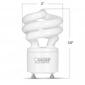 Feit Bpesl13t Gu24 12 60w Equivalent Cfl Twist Gu24 Base Bulb 12-pack Soft White