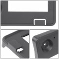 Fo1068198 Factory Style Front Bumper License Plate Mounting Bracket Compatible With Lincoln Aviator 2020-2022 Matte Black