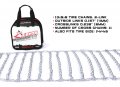 The Rop Shop Pair Of 2 Link Tire Chains Tensioners For Can-am Outlander With 14x4x6 Tires
