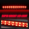 Led Tinted 3rd Third Tail Brake Light High Mount Stop Lamp Compatible With Ford Super Duty 99-16 Mazda B-series 94-10