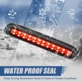 Led Tinted 3rd Third Tail Brake Light High Mount Stop Lamp Compatible With Ford Super Duty 99-16 Mazda B-series 94-10