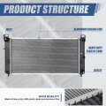 Auto Dynasty Dpi 2372 Factory Style 1-row Cooling Radiator Compatible With Silverado Sierra 1500 2500hd 3500hd 4 8l 5 3l 6 0l