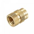Uxcell Knurled Insert Nut M4 X 8mm L 6mm Od Female Thread Brass Embedding 30 Pcs