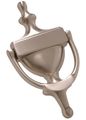 The Hillman Group 852724 7 Door Knocker Solid Brass Satin Nickel Finish 1-pack 
