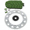 Fits Yamaha 1991-1996 Wr250 1991-93 Yz250 Green O Ring Chain Sprocket 14 48 116l