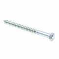 Prime-line Hex Lag Screws 3 8 In X 4-1 2 A307 Grade A Zinc Plated Steel 50 Pack 