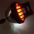 Httmt 409-d Black Horizontal Vertical Zigzag Style Mount License Plate Bracket 7 X 4 Cd Bk Led Tail Brake Light Integrated