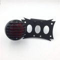 Httmt 409-d Black Horizontal Vertical Zigzag Style Mount License Plate Bracket 7 X 4 Cd Bk Led Tail Brake Light Integrated
