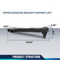 Left Upper Radiator Bracket Support For Dodge Durango Jeep Grand Cherokee 2014-2022 Ch1225224 05156117ab 5156117aa Black