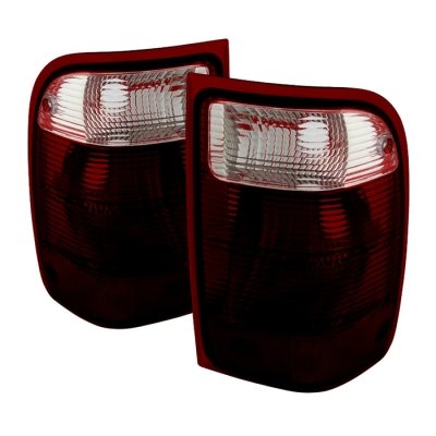 Ford Ranger Tail Light Assembly Red Smoke Polycarbonate Lens Alt-jh-fr01-oe-rsm Rear Waterproof Lights