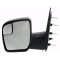 Driver Side Door Mirror For Ford Transit Connect 2010 2011 2012 2013 2014 Power Textured Sail Type Replaces Fo1320396 