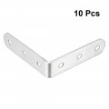 Uxcell Stainless Steel Shelves Corner Brace 80mmx80mmx20mm Joint L Shape Right Angle Fastener Joints Support Bracket Pack Of 10