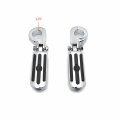 Xkh- Skull Chrome Streamliner Footpeg Kit 1 4 Mount Compatiable With Gl1800 Vt750 Shadow P N Mt216-055 216-093-cd
