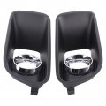 Motoku Front Driver And Passenger Side Fog Light Cover For Dodge Charger Srt8 2012-2014