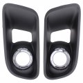 Motoku Front Driver And Passenger Side Fog Light Cover For Dodge Charger Srt8 2012-2014