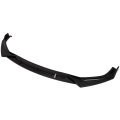 Front Bumper Lip Spoiler For Honda Civic Sedan 2019 2020 Glossy Black Made Of Pp Plastic 3 Piece Set 