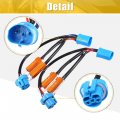 X Autohaux 2pcs 9004 9007 Led Car Headlight Canbus Decoder Error Free Warning Resistors Replacement Anti Flicker Resistor