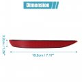 X Autohaux Car Left Driver Side Rear Bumper Reflector Strip For Chevrolet Equinox 2018 2019 2020 2021 2022 84306358