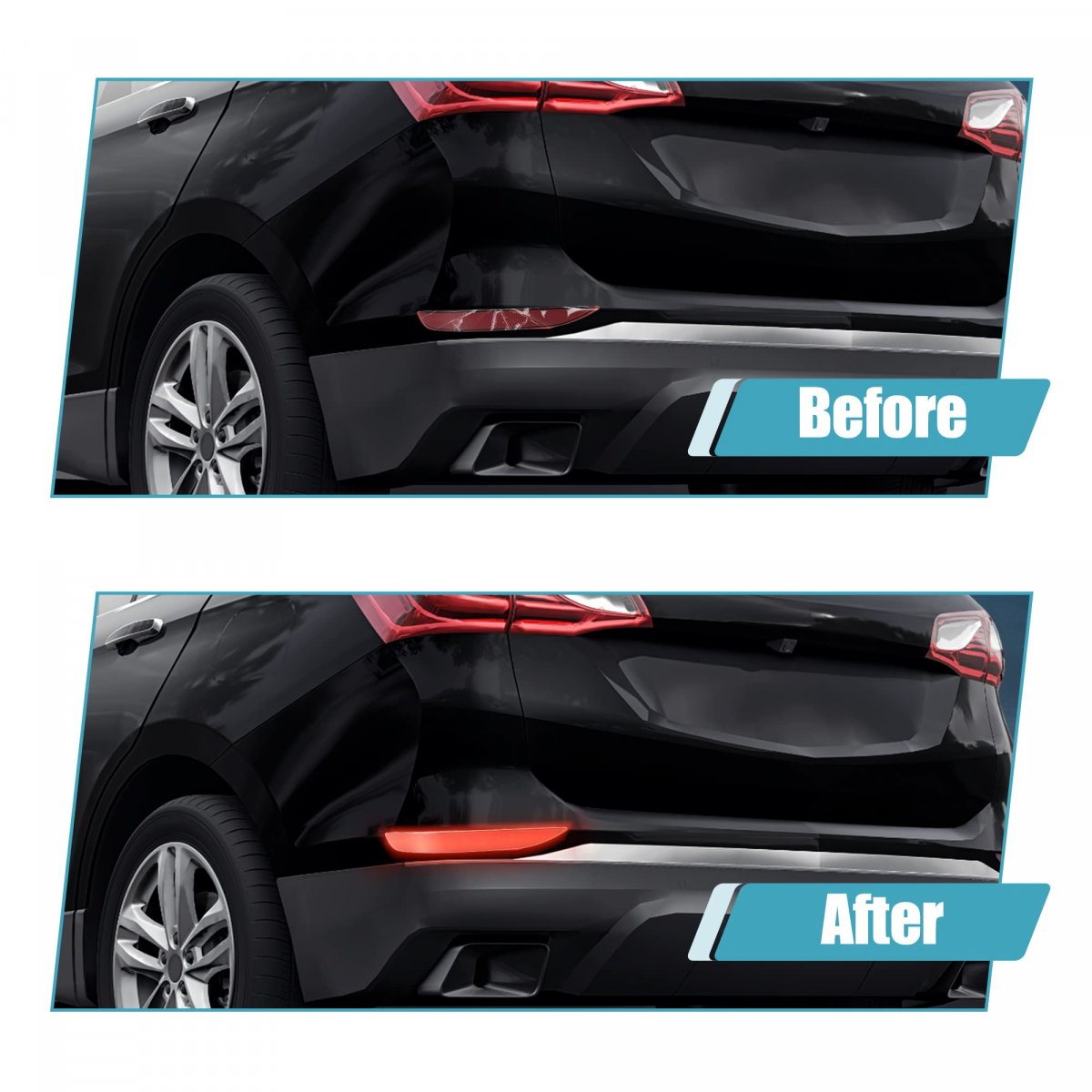 Car Left Driver Side Rear Bumper Reflector Strip For Chevrolet Equinox 2018 2019 2020 2021 2022 84306358