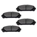 Front D1324 Ceramic Disc Brake Pad Set With Hardware For Lexus Nx Rx Rz Tx Toyota Avalon Camry Crown Highlander Rav4 Prime 