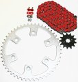 Fits Honda Crf230f 230 F Red O Ring Chain And Sprocket 13 48 110l