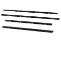 Weatherstrip Window Moulding Seal For Honda Civic 2012 2013 2014 2015 Door Outside Trim 4 Pcs 