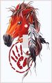 Indian Horse Decorative Switchplate Cover 