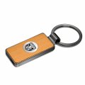Ipick Image Made For Ram Roundel Logo In White On Maple Wood Gray Gunmetal Metal Case Key Chain