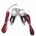 Universal Silver Led Turn Signal Light Grip Bar End Side Marker Indicator For 7 8 In 22mm Handlebar Xh5034-sr