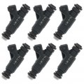 Aintier 0280155734 Engine Fuel Injectors Set Compatible With 1997-1998 Ford Explorer 1998 Mercury For Mountaineer 6pcs 4 Holes