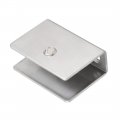 Uxcell Glass Shelf Brackets Stainless Steel Clamp Clip Holder Rectangle For 10-14mm Thickness 4pcs