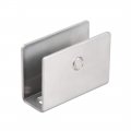Uxcell Glass Shelf Brackets Stainless Steel Clamp Clip Holder Rectangle For 10-14mm Thickness 4pcs