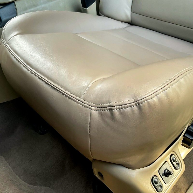 Driver Bottom Seat Cover Tan Left For 2002 2003 2004 Ford Excursion Limited