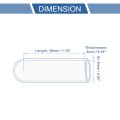 1 Pcs 30mm Length 6mm 0 24 Id Blue Car Silicone Rubber Hose End Cap Reinforced Blanking For Bypass Tube Universal
