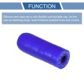 1 Pcs 30mm Length 6mm 0 24 Id Blue Car Silicone Rubber Hose End Cap Reinforced Blanking For Bypass Tube Universal