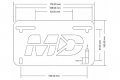 Fender Eliminator Low Profile Compatible With Triumph Street Triple R S 675 2013 2016