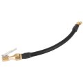 20cm Locking Tire Chuck With Rubber Hose Inflator Pump Adapter