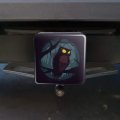 Horned Owl Night Eyes Tow Trailer Hitch Cover Plug Insert